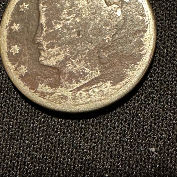 1888 and 1889 V Nickels one worn other in good condition - Picture 2 of 5